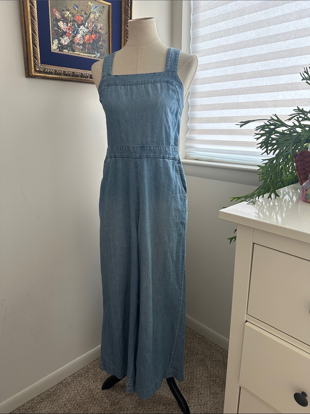 Madewell Denim Wide-Leg Jumpsuit